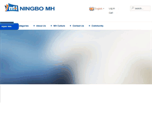 Tablet Screenshot of mh-chine.com